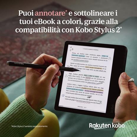 Kobo Libra Colour eBook eReader Bianco - 8