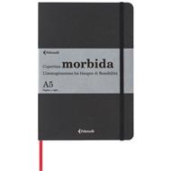 Taccuino Feltrinelli A5, a righe, copertina morbida, nero - 14,8 x 21 cm