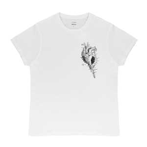 Idee regalo T-Shirt Otto d'Ambra x Feltrinelli - Cuore Conchiglia / Sea Love - tg. L otto d'ambra x Feltrinelli