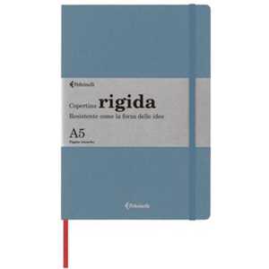 Cartoleria Taccuino Feltrinelli A5, a pagine bianche, copertina rigida, azzurro - 14,8 x 21 cm Feltrinelli