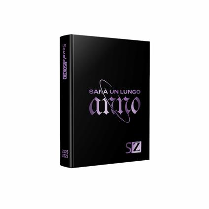 Diario 16 Mesi Scuolazoo 2026/27 Pocket - 11x15. Nero-Viola