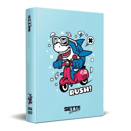 Diario 12 Mesi 7 in Condotta 2026/27 - 13x17,7 7. Azzurro