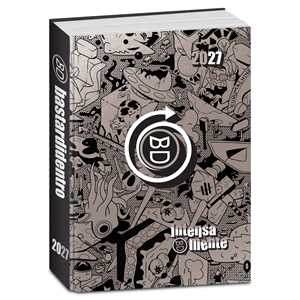 Cartoleria Diario 2026-2027 Bastardidentro 16 mesi Gold & Silver Intensamente. Grigio Bastardidentro