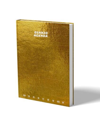 Diario 2026-2027 Monocromo Sins Data Libera. Giallo