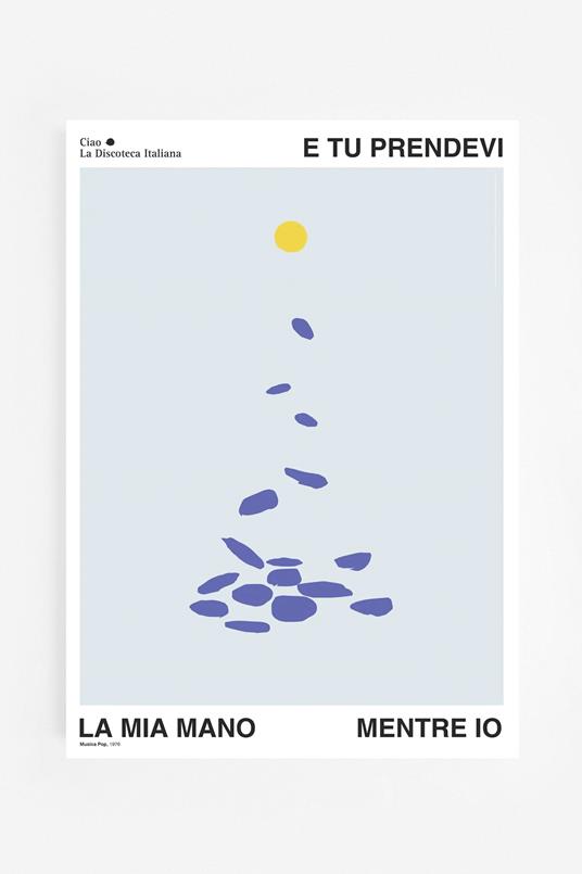 Poster. Sfiorivano le Viole, Rino Gaetano  - 50 x 70 cm