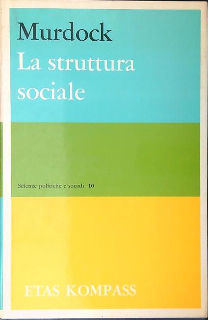 La  struttura sociale - George P. Murdock - copertina