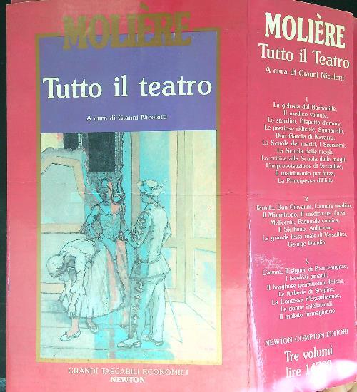 Tutto il teatro 3 vv - Moliere - copertina