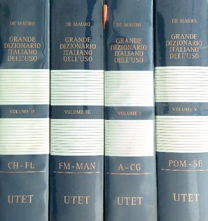 Grande dizionario italiano dell'uso 7vv - Tullio De Mauro - copertina
