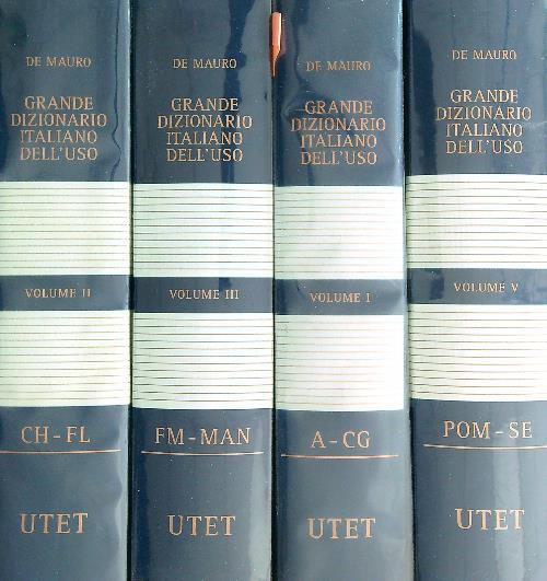 Grande dizionario italiano dell'uso 7vv - Tullio De Mauro - copertina