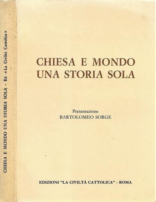 Chiesa e mondo una storia sola - copertina
