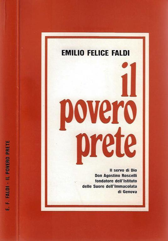Il povero prete - Emilio Felice Faldi - copertina