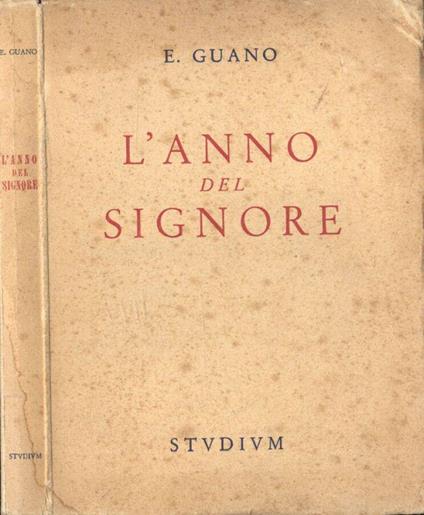 L' anno del Signore - Emilio Guano - copertina