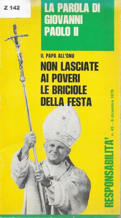 La parola di Giovanni Paolo II - copertina