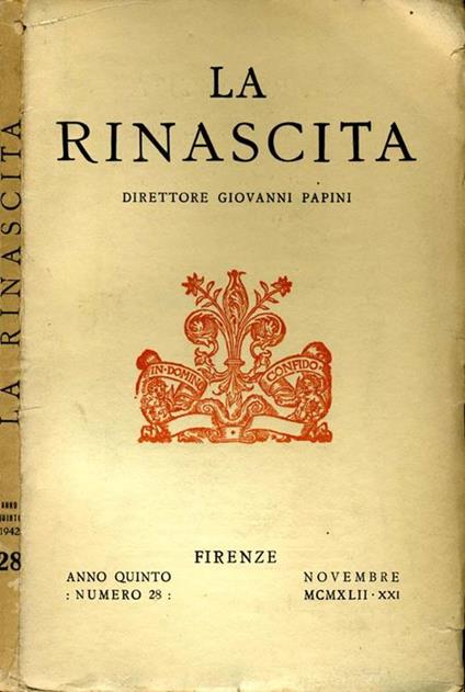 La Rinascita - copertina