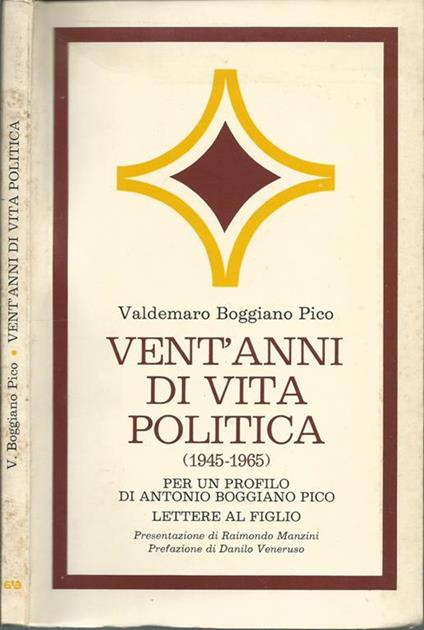 Vent'anni di vita politica (1945-1965) - copertina