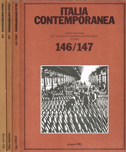 Italia contemporanea n.146/147 148 149 - copertina