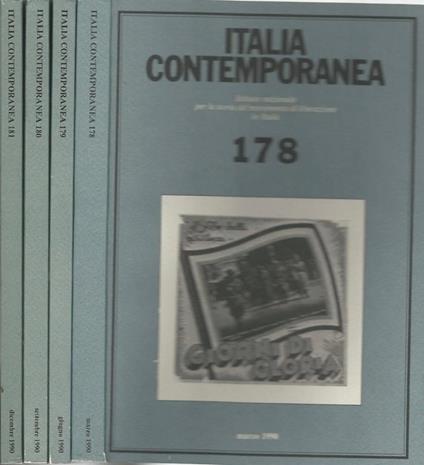 Italia contemporanea - copertina