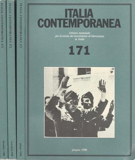 Italia contemporanea - copertina