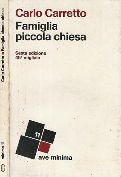 Famiglia piccola chiesa - Carlo Carretto - copertina