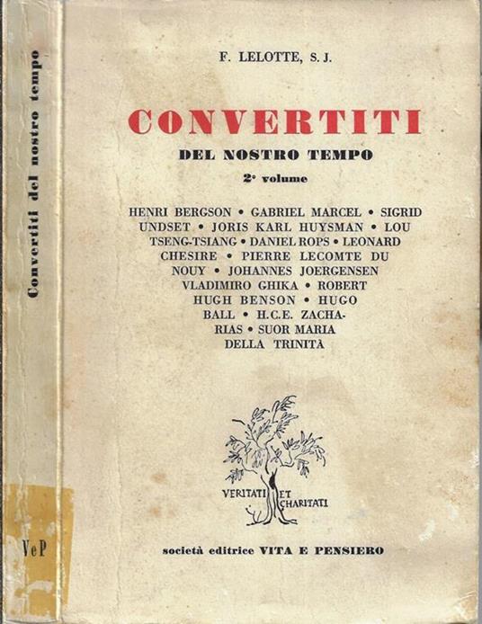 Convertiti del nostro tempo Vol II - F. Lelotte - copertina