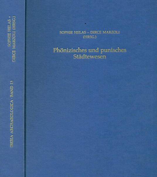 Phonizisches und punisches Stadtewesen - copertina