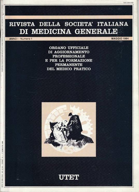 Rivista della società italiana di medicina generale anno I - copertina