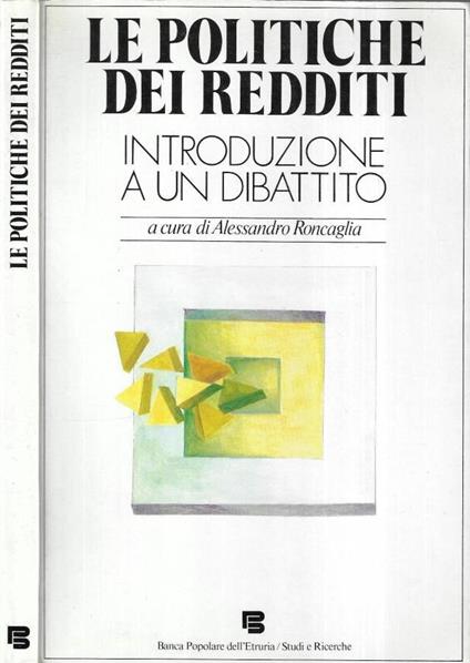 Le politiche dei redditi - copertina