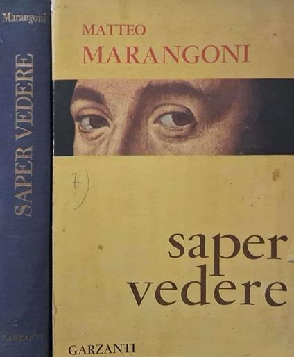 Saper vedere. Come si guarda un'opera d'arte - Matteo Marangoni - copertina