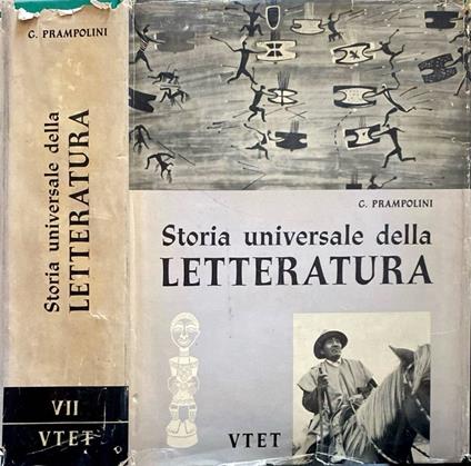 Storia universale della letteratura vol VII - G. Prampolini - copertina