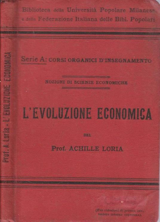 L'evoluzione economica - copertina