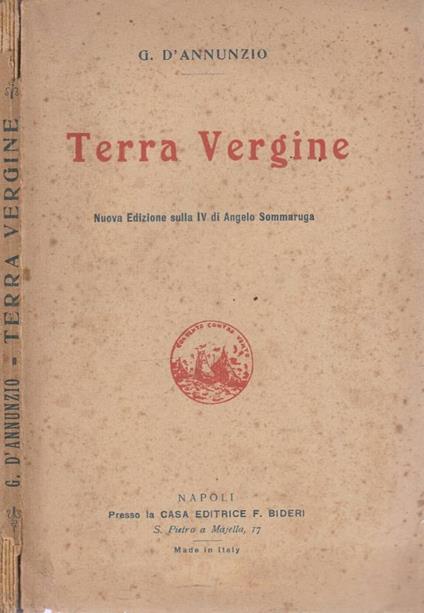 Terra vergine - copertina