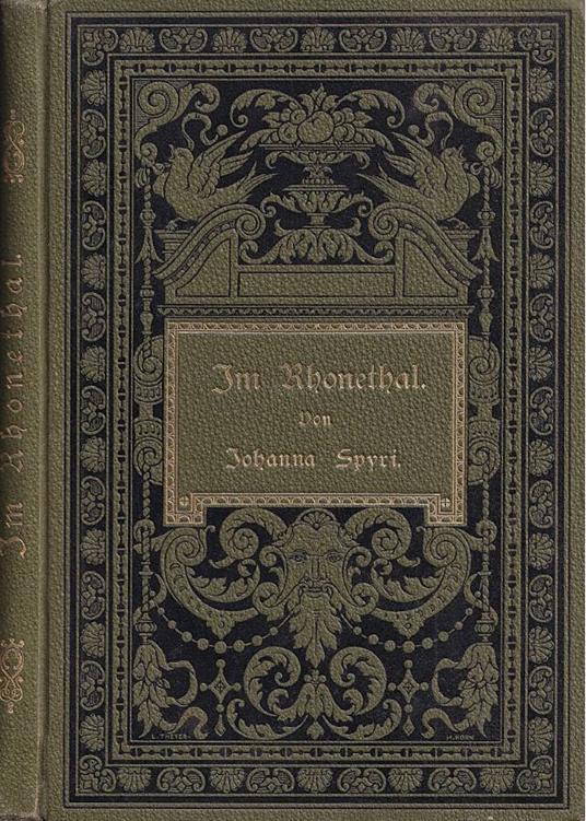 Im Rhonethal - Johanna Spyri - copertina