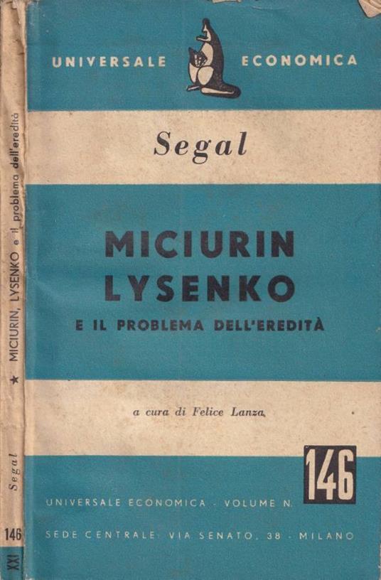 Miciurin Lysenko e il problema dell'eredità - copertina