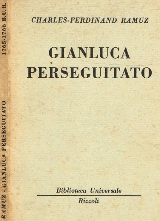 Gianluca perseguitato - Charles Ferdinand Ramuz - copertina