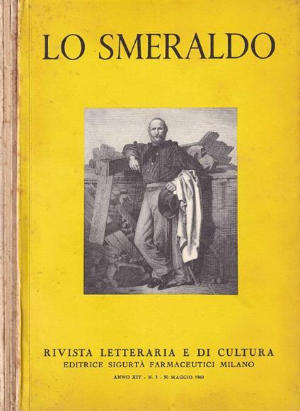Lo Smeraldo, anno XIV, n. 3, 4, 5, 6, 1960 - copertina
