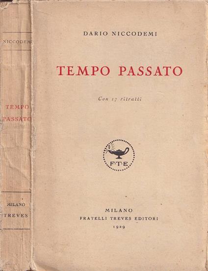 Tempo passato - Dario Niccodemi - copertina