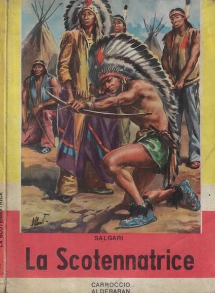 La Scotennatrice - Emilio Salgari - copertina