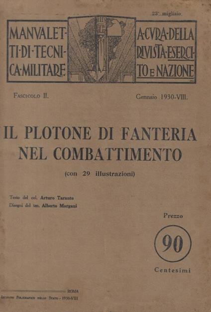 Il plotone di fanteria nel combattimento - copertina