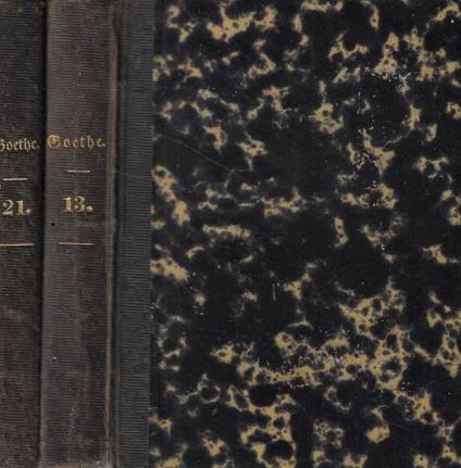 Goethe's fammtliche Werke vol. 13-21 - copertina