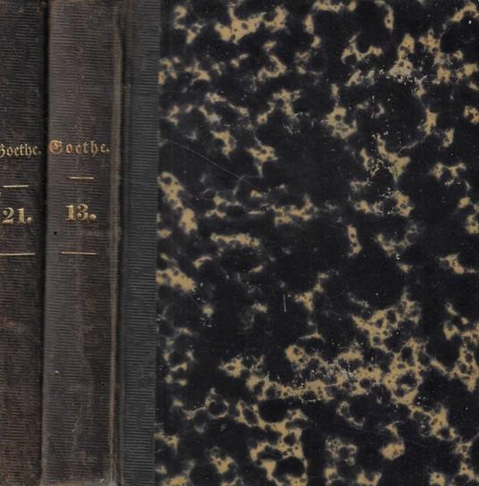 Goethe's fammtliche Werke vol. 13-21 - copertina