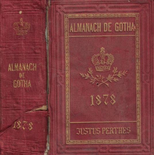 Almanach de Gotha 1878 - copertina