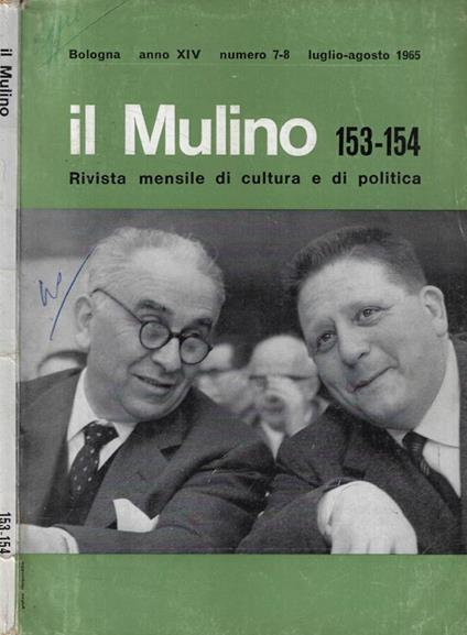 Il Mulino n. 153-154 Anno 1965 - copertina