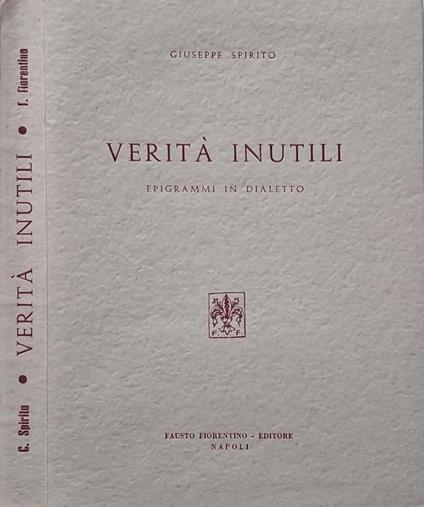 Verità inutili. Epigrammi in dialetto - copertina