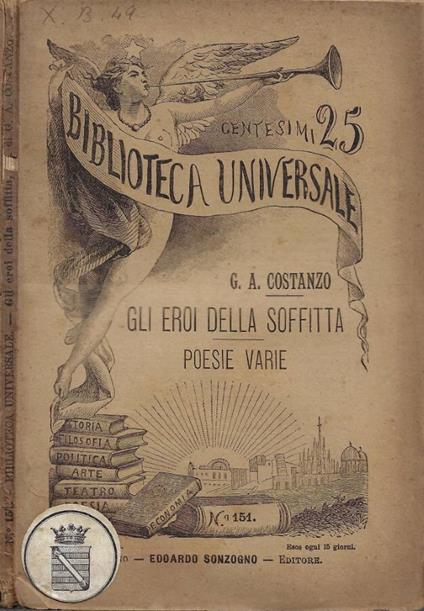 Gli Eroi della Soffitta e Poesie Varie - copertina