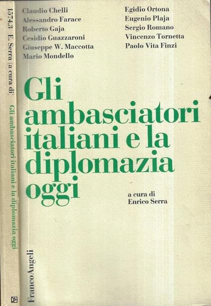 Gli ambasciatori italiani e la diplomazia oggi - copertina