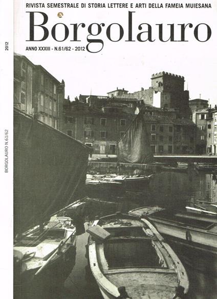 Borgolauro rivista semestrale di storia lettere e arti della - copertina