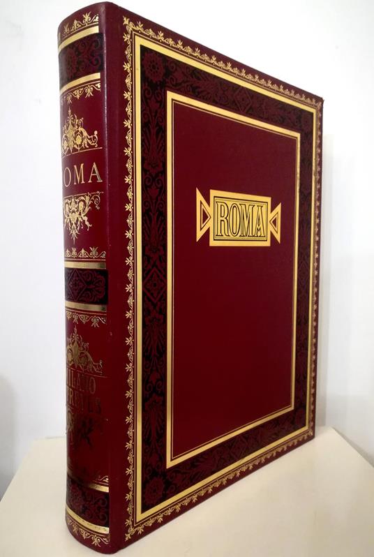 Roma Descrizione e ricordi di Francesco Wey Opera illustrata da 285 incisioni e 68 tavole staccate dal testo - Francis Wey - copertina