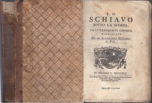 Lo Schiavo Sotto La Sferza Settecentina- - copertina