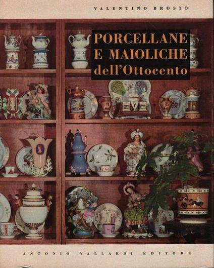 Porcellane e maioliche dell'Ottocento - Valentino Brosio - copertina