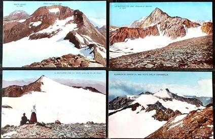 Quattro cartoline Alpine da negativi di G. Cibrario - anni '20 - copertina